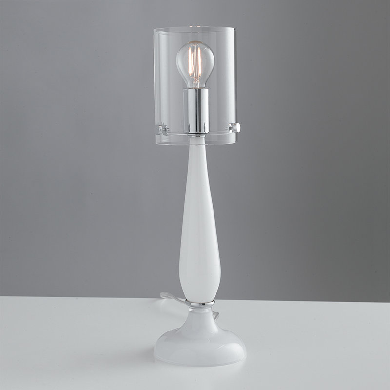 Linkwood Glass Torchiere Lamp