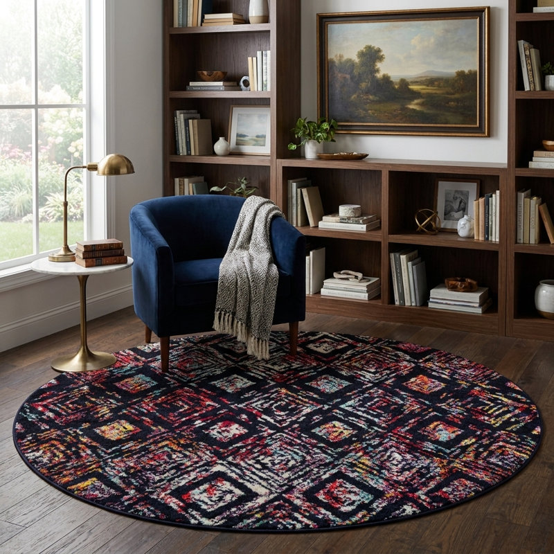 Tapis Ivy Daijanay, Rond 5 pi 3 po