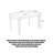American-style light luxury rectangular dining table