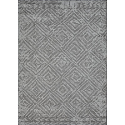 Tapis intérieur / extérieur gris Irune Destiny