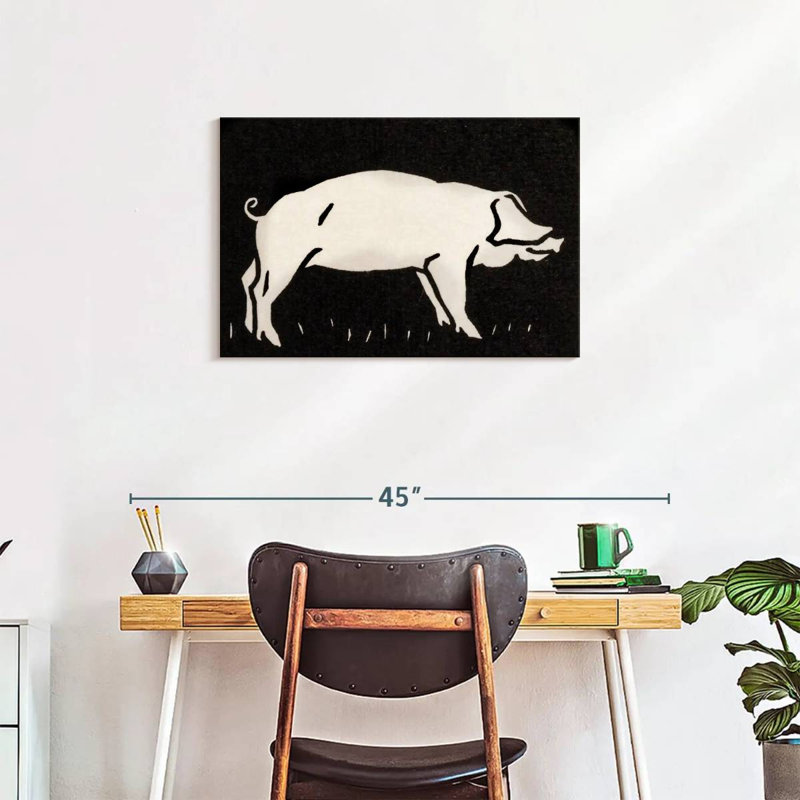 Cochon 1923, H 20 po x l 30 po