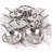 BergHOFF Essentials Belly Shape 12 Piece 18/10 Stainless Steel Cookware Set with Metal Lids