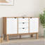 Pleasanton Sideboard OTTA 113.5x43x73 cm Solid Wood Pine-605793941