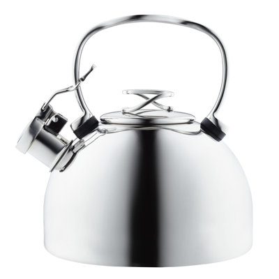 Circulon Stainless Steel Whistling Teakettle with Flip-Up Spout, 2.3-Quart