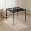 Ensemble 5 pièces de table et chaises pliantes, ensemble de salle à manger pliable peu encombrant avec chaises pliantes rembourrées en PU et table pliante portative