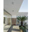Gray LED Outdoor Flush Mount