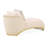 Scotts Square Chaise - Cornsilk/Light Champagne