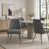 Tissu gris charbon