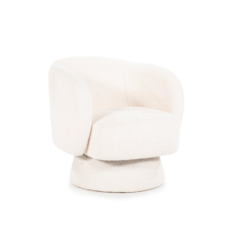 Chaise d'appoint Balou, Polyester beige