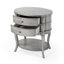 Jarvis Oval 2-Drawer Side Table-377329405