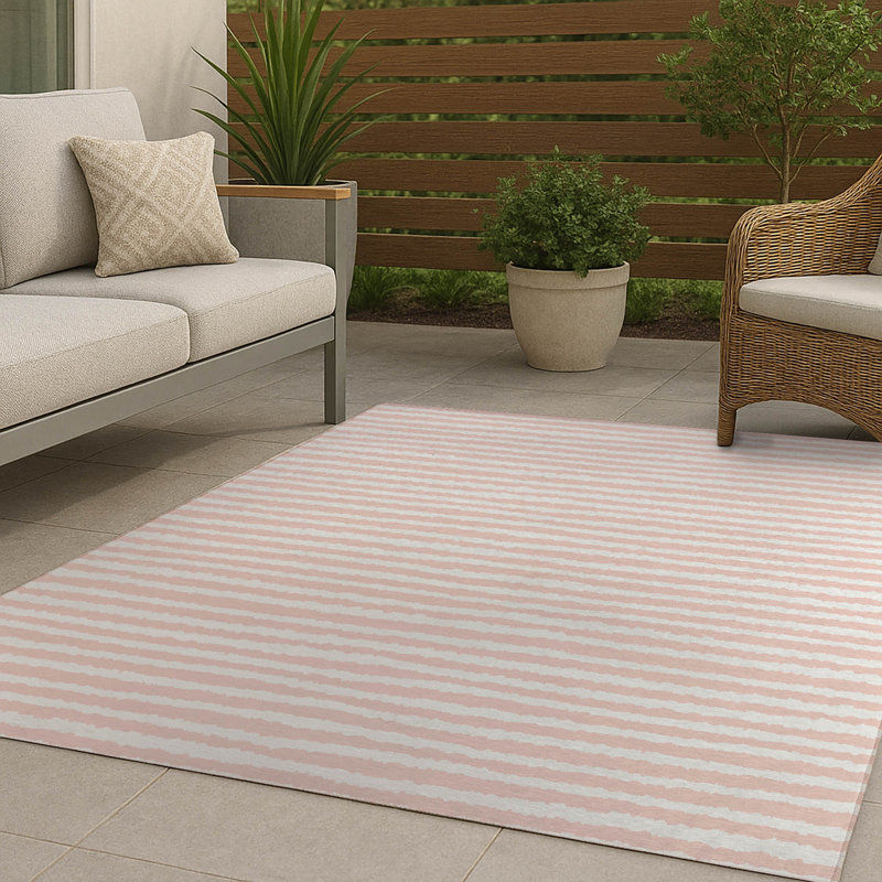Long Gen Non-Slip Outdoor Rug, Rectangle 8' x 10'