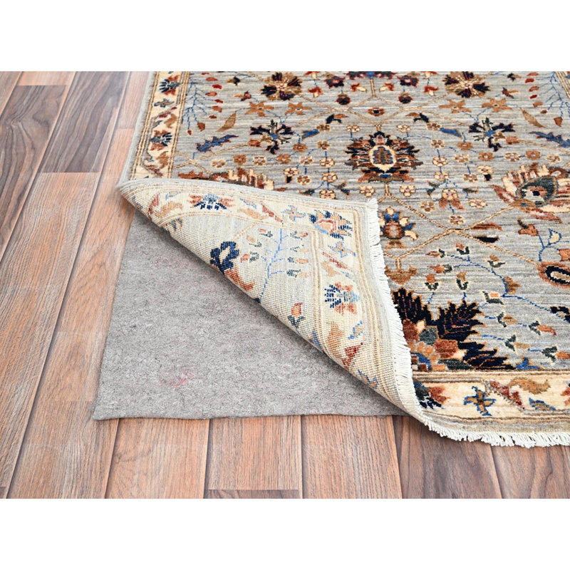 Tapis de couloir noué à la main 200 KPSI en laine pure 2 pi 7 po x 10 pi Green Dynasty