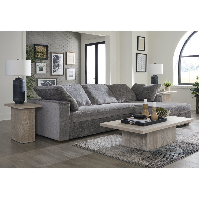 Drift Sectional Sleeper Facing Chaise, Right Hand Facing
