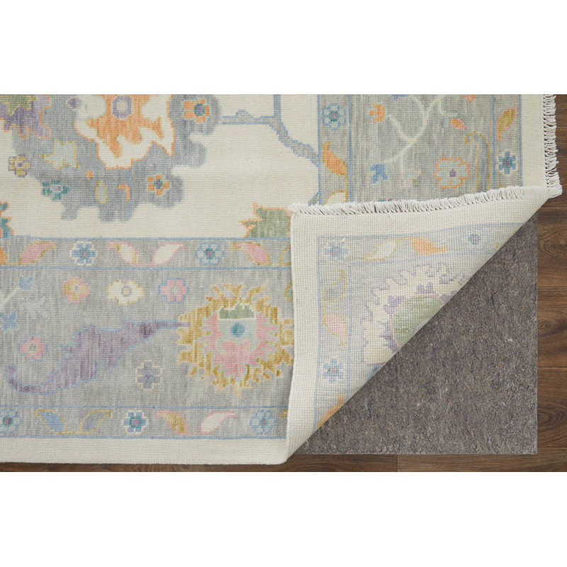 Karina Wool Floral Area Rug, Runner 2'6" x 8'
