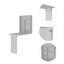 Table pliante Dalton avec base et tablettes