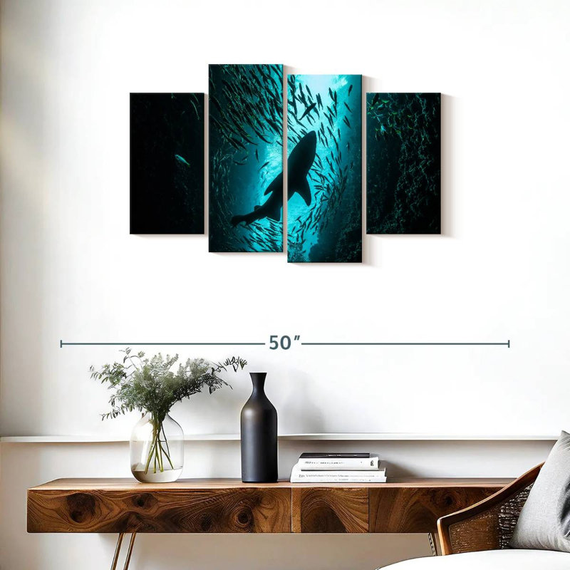 Brampt Shark Depth, 22" H x 36" W