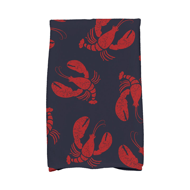 Ludwig Hand Towel, Navy Blue