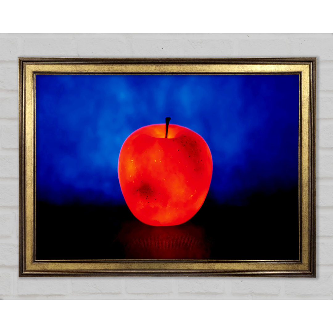 Red Apple Glow - Einzelner Bilderrahmen Kunstdrucke