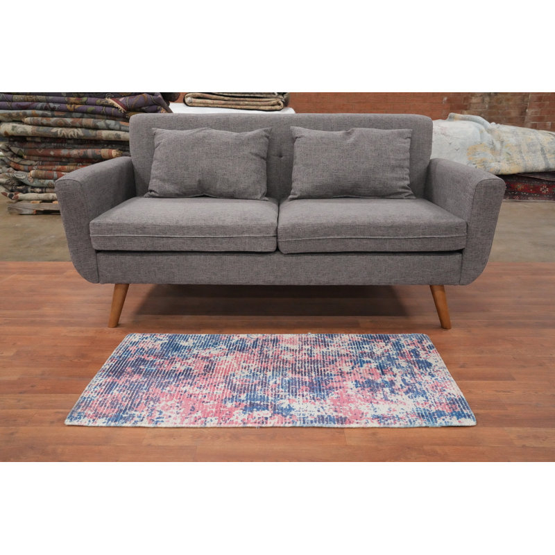 Élégant tapis abstrait pastel 2 x 4 pour espaces de vie modernes