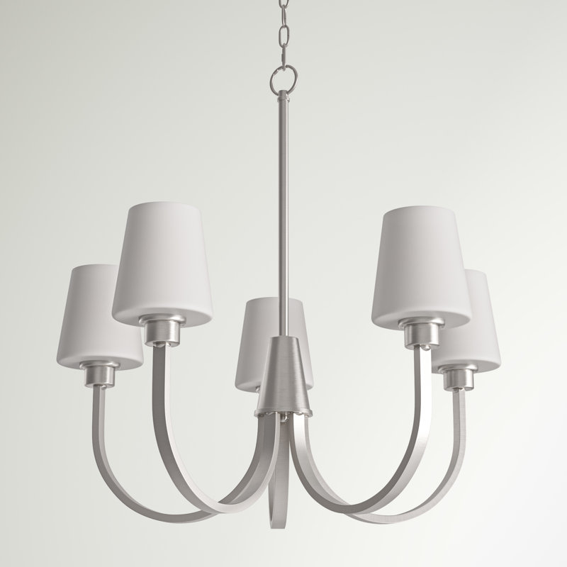 Bottorff 5 - Light Dimmable Chandelier, Satin Nickel