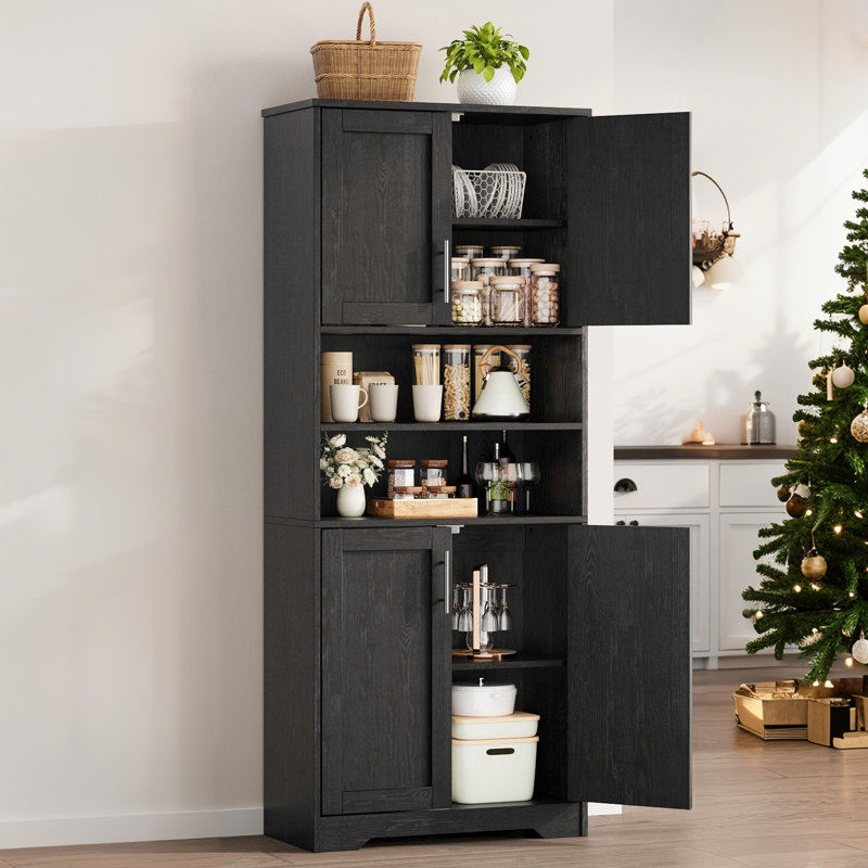 62cm Bar Cabinet, Black