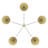 Grove Isle 5 - Light Unique Geometric Chandelier-58926018