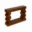 Console géométrique empilable en bois
