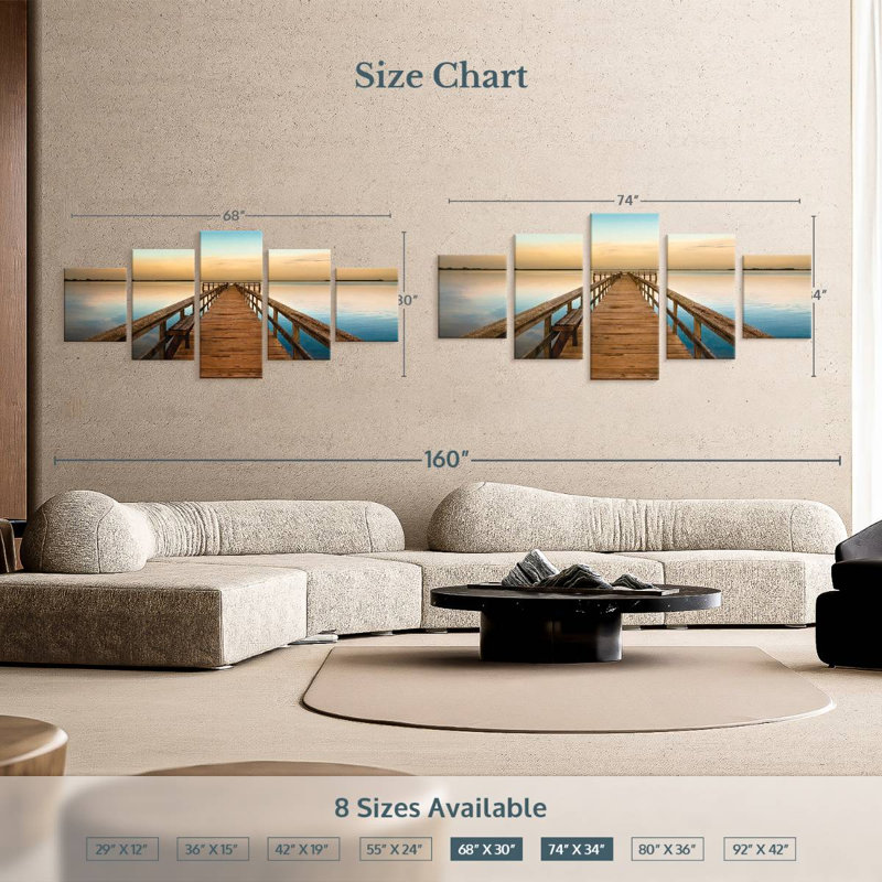 Terre Ceia Bay, H 12 po x l 29 po