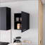 Armoire murale noire