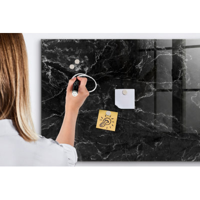 Magnetic Glass Photo Memo Board