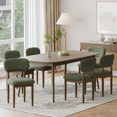 49 cm H Upholstered Fabric Dining Chair