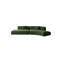 Demi-cercle vert olive avec canapé incurvé-106445593