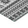 Machine Washable Indoor/Outdoor Christmas Reindeers Xhevrie Silver Rug