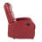 Dormi Contemporary Recliner Chair In Red Faux Leather By Lumisource-200003529