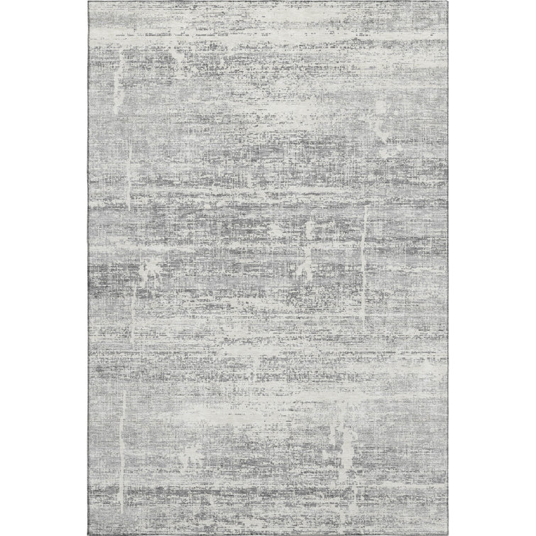 Premium Machine Washable Gerardo Silver Rug
