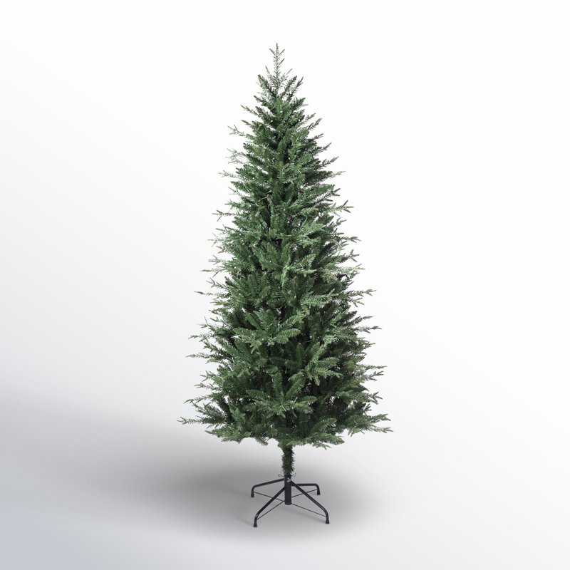 6.5' Green Fir Artificial Christmas Tree with Multicolor LED Lights