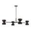 Sean Lavin Shanti 4-light extra large chandelier in natural brass finish-1889791936