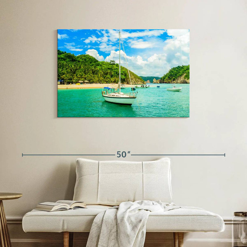 Mehar Tropical Sailboat, 26" H x 39" W