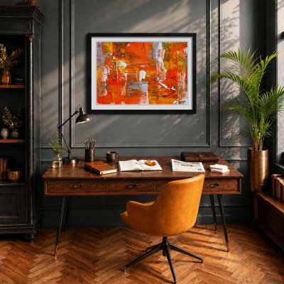 Abstract Art Painting Vol.252 by S.Johnson - Framed Print