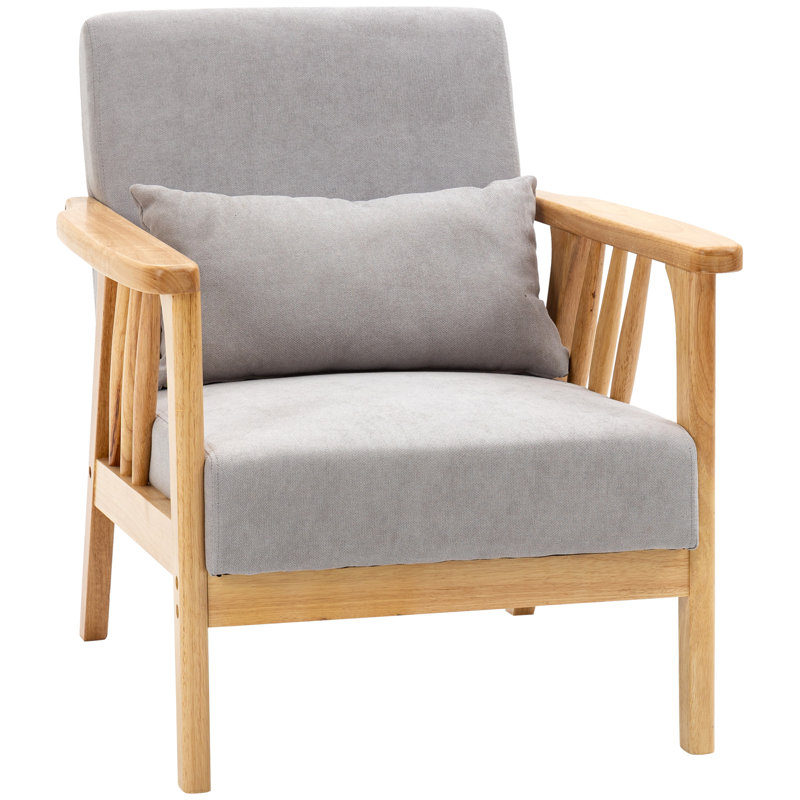 Fauteuil Hmat, Polyester gris