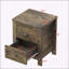 Table de chevet en bois Farmhouse