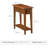 Solid Wood Edge Table