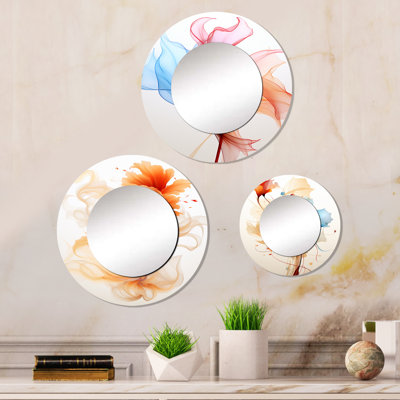 Elizabell Metal Circle Mirror