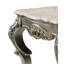Table d'appoint à plateau en marbre naturel avec bronze antique, marbre épais de 20 mm, bois synthétique stable, l 28 po x P 24 po, finition bronze 55 lb - 54,3 lb, fabrication de qualité