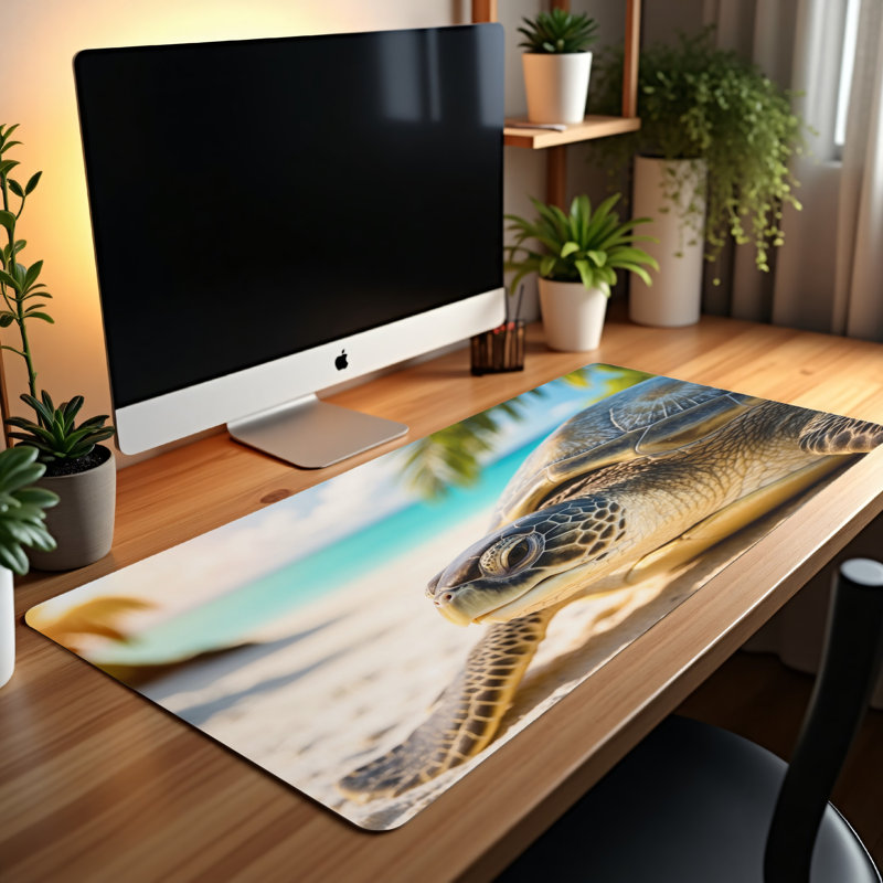 Polyester Desk Pad, 31.5x15.5