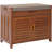 6 Pair Shoe Storage Bench Detachable Cushion Cabinet