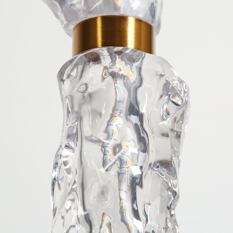  Chantalle 1 - Light 39.9'' H Resin Shade LED Crystal Pendant