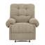 Fauteuil inclinable vert, fauteuil inclinable rembourré manuel-1363237262