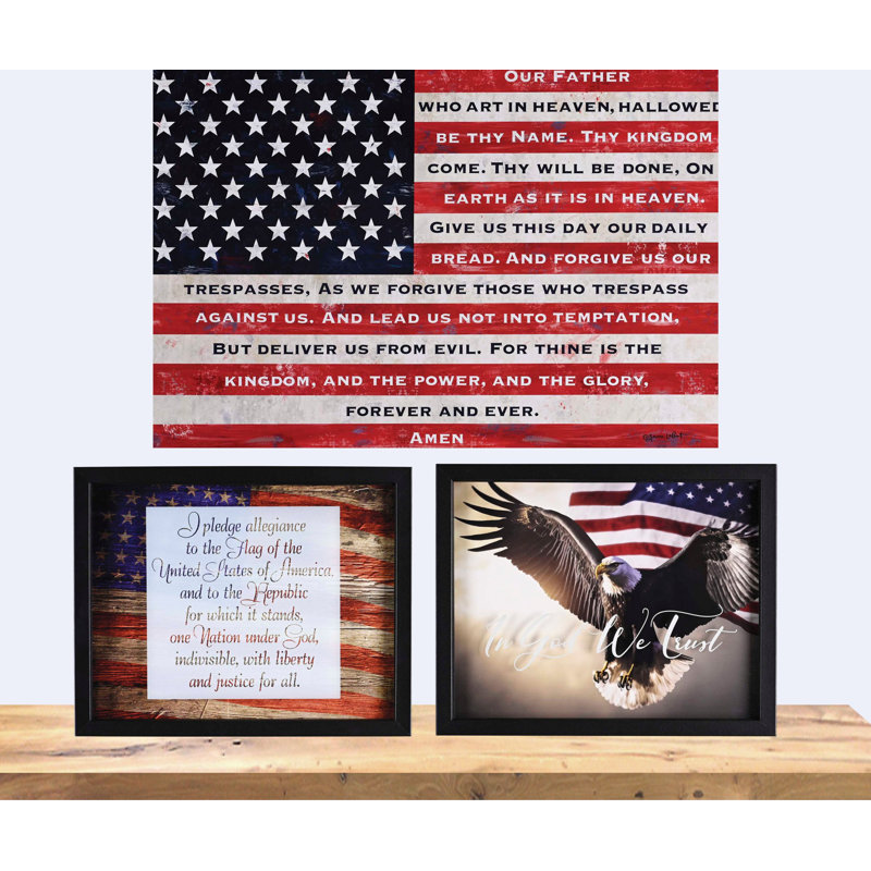 Wall Plaque Lords Prayer Flag