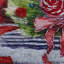 Coussin décoratif de Noël 20 po x 20 po à fermeture à glissière en coton fait à la main avec pompons